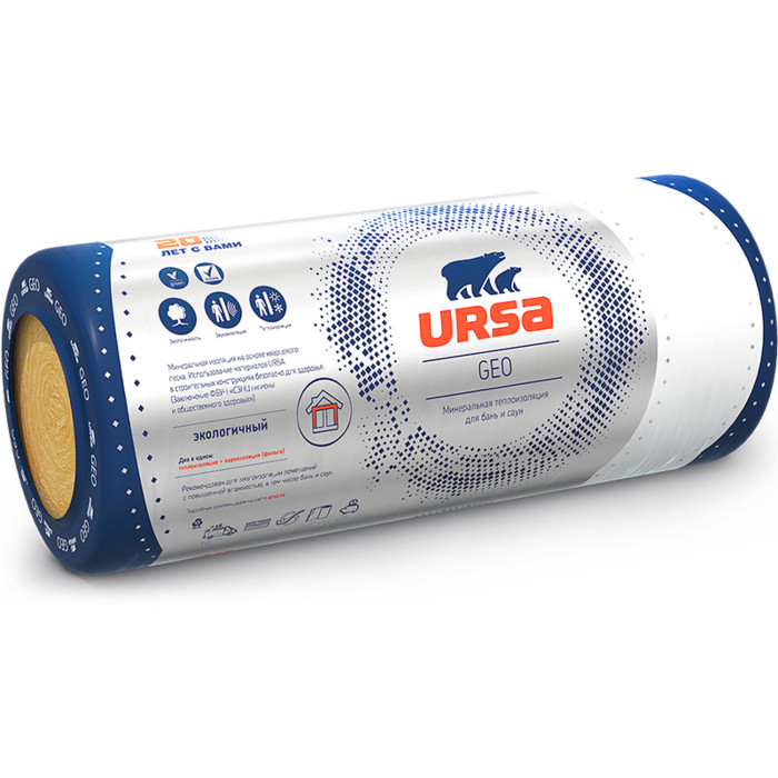 Утеплитель Ursa Geo М-11Ф 50х1200х12500